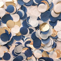 Table Confetti - Navy, Blush & Gold: 0.5oz