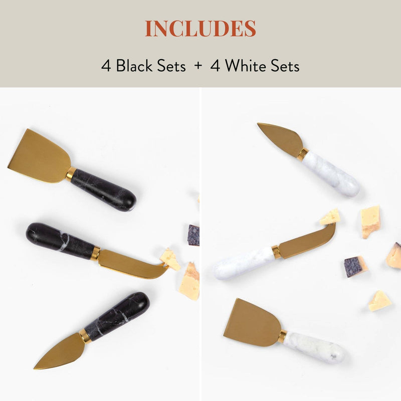 Marble Cheese Knife Set Starter Kit