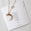 Dipped Pearl Intentions Necklace