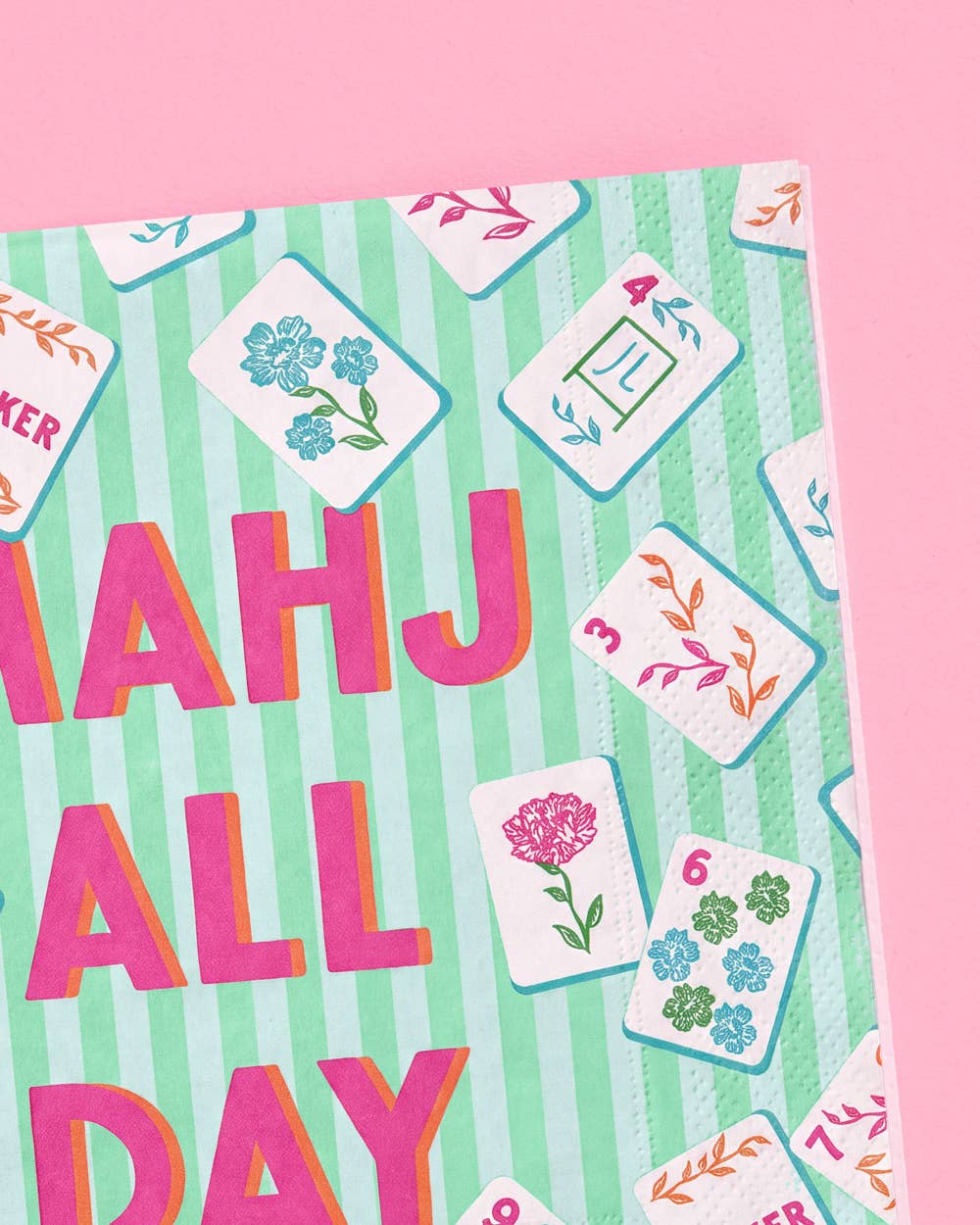 Mahj All Day Cocktail Napkins 25pk | mahjong, party, girly