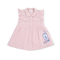 Yee Haw Cowgirl - Western Pearl Snap Dress & Bloomer