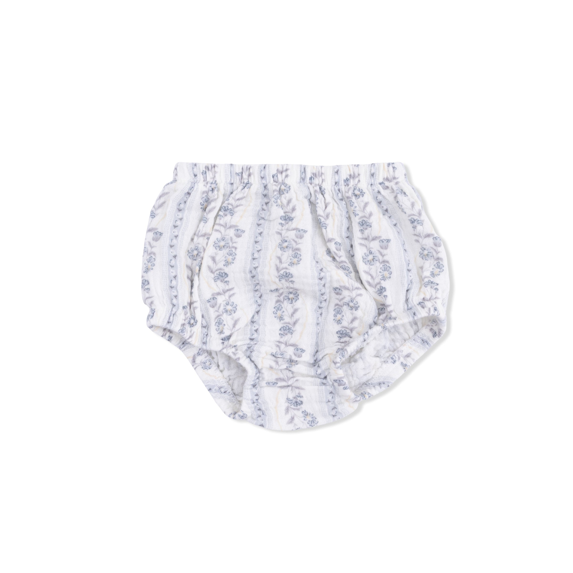 Kimberly Floral Stripe - Western Pearl Snap Dress & Bloomer