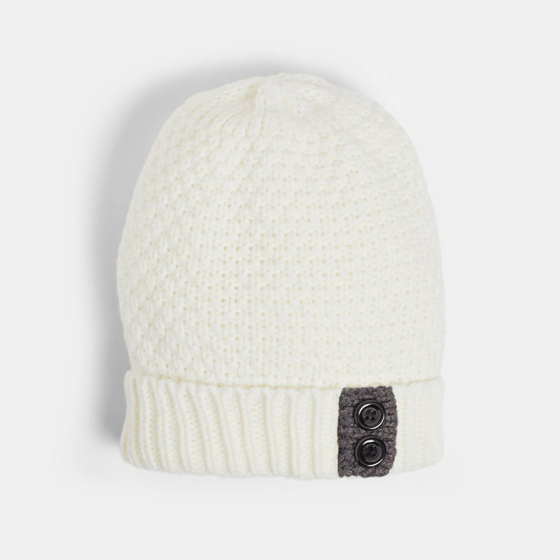Tab Winter Knit Hat