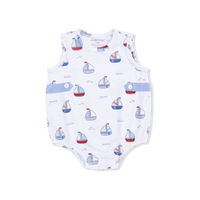 Bubbly Sailboats Blue - Bubble