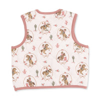 Cowgirl Cameos - Quilted Vest with Heart Pockets