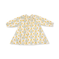 Winter Dandelions - Long Sleeve Ruffle Dress + Bloomer