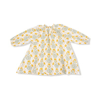Winter Dandelions - Long Sleeve Ruffle Dress + Bloomer