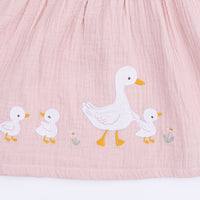 Lotus Flower Ducklings - Ruffle Sleeve Dress and Bloomer