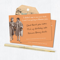 Blame You Sticky Note