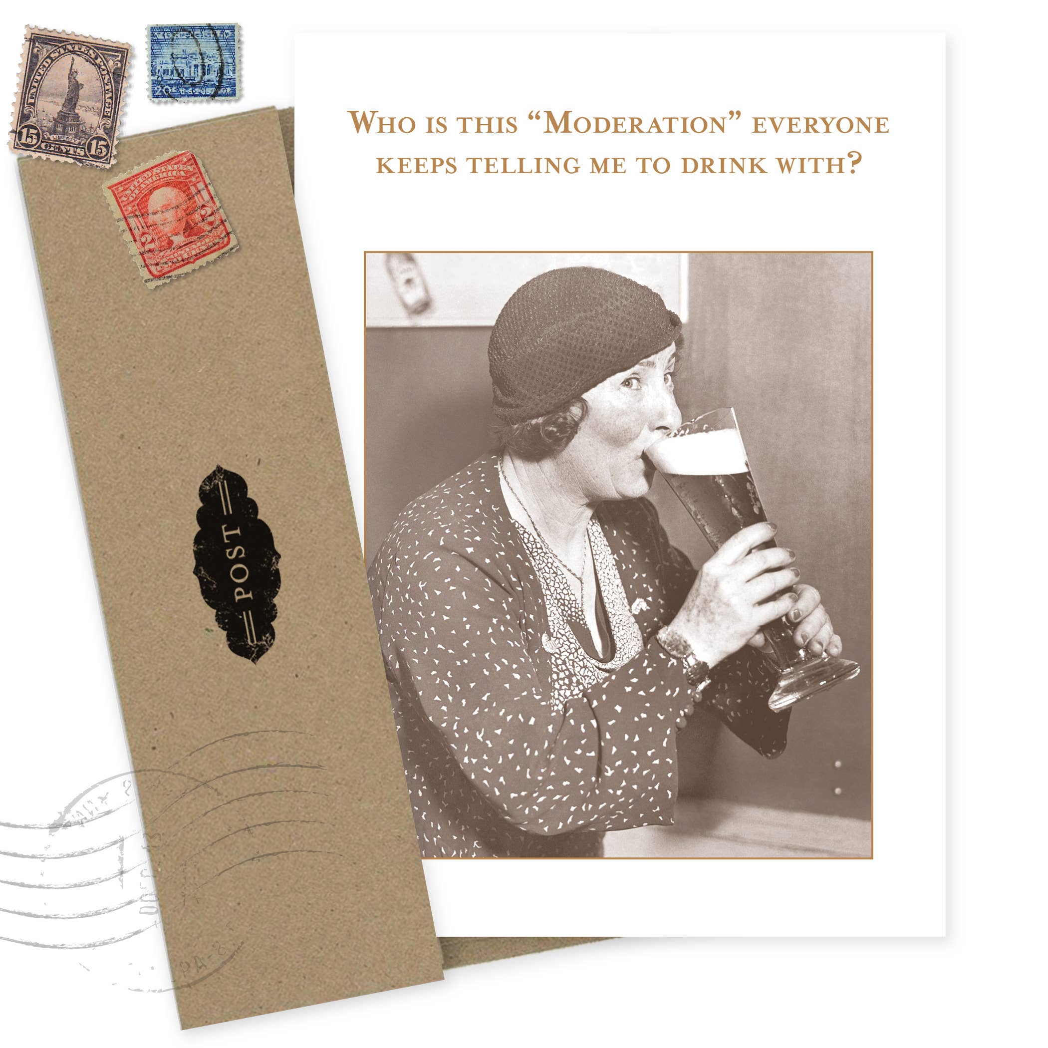 Moderation Birthday Card