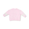 Varsity - Pink - Cozy Drop Sleeve Sweatshirt with Varsity Stripes