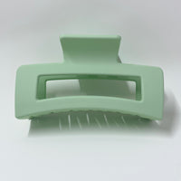 Pastel Green Matte Hair Clip