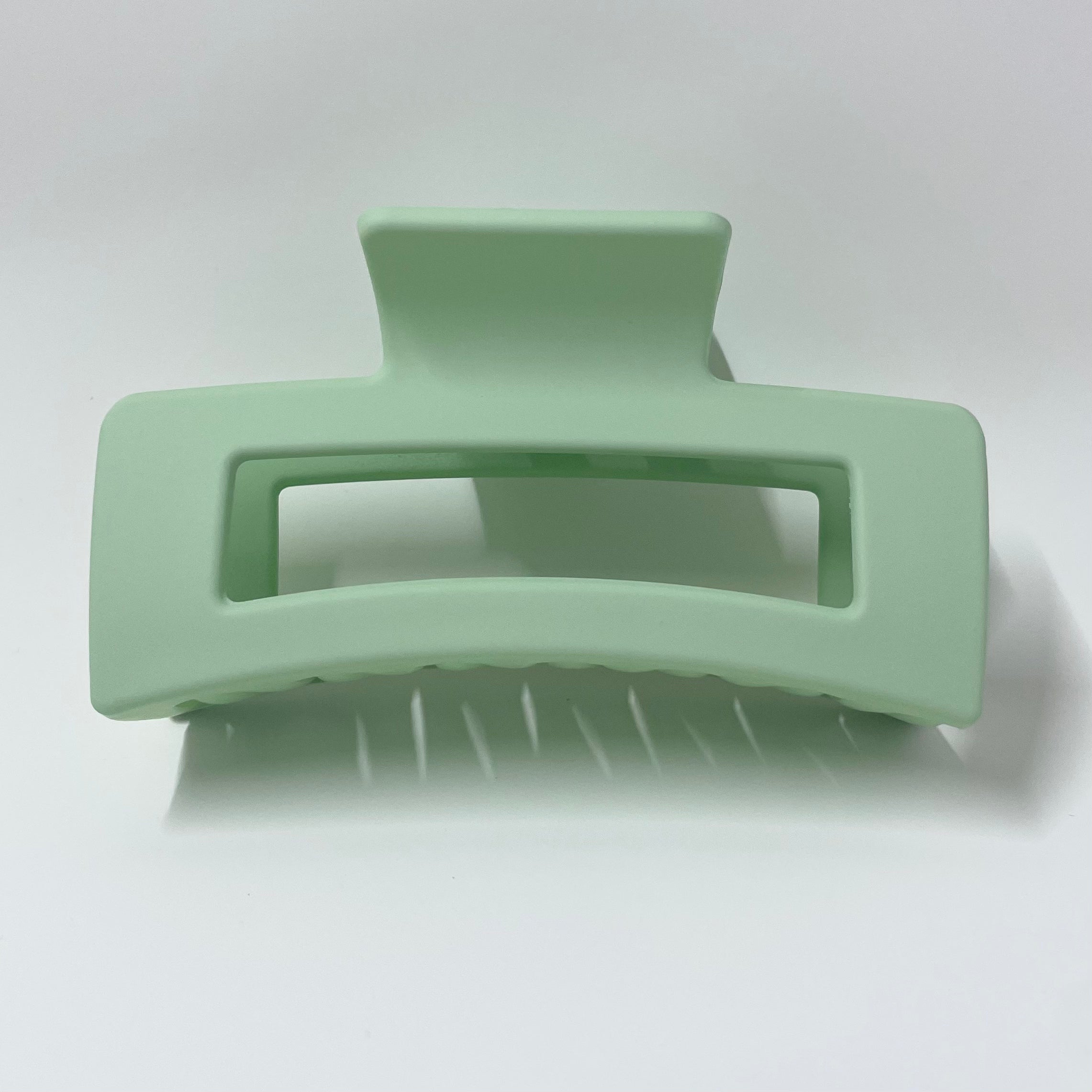 Pastel Green Matte Hair Clip