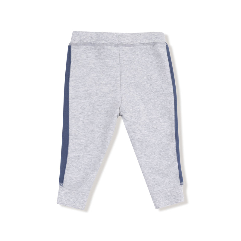 Varsity - Light Grey - Jogger with Varsity Stripes
