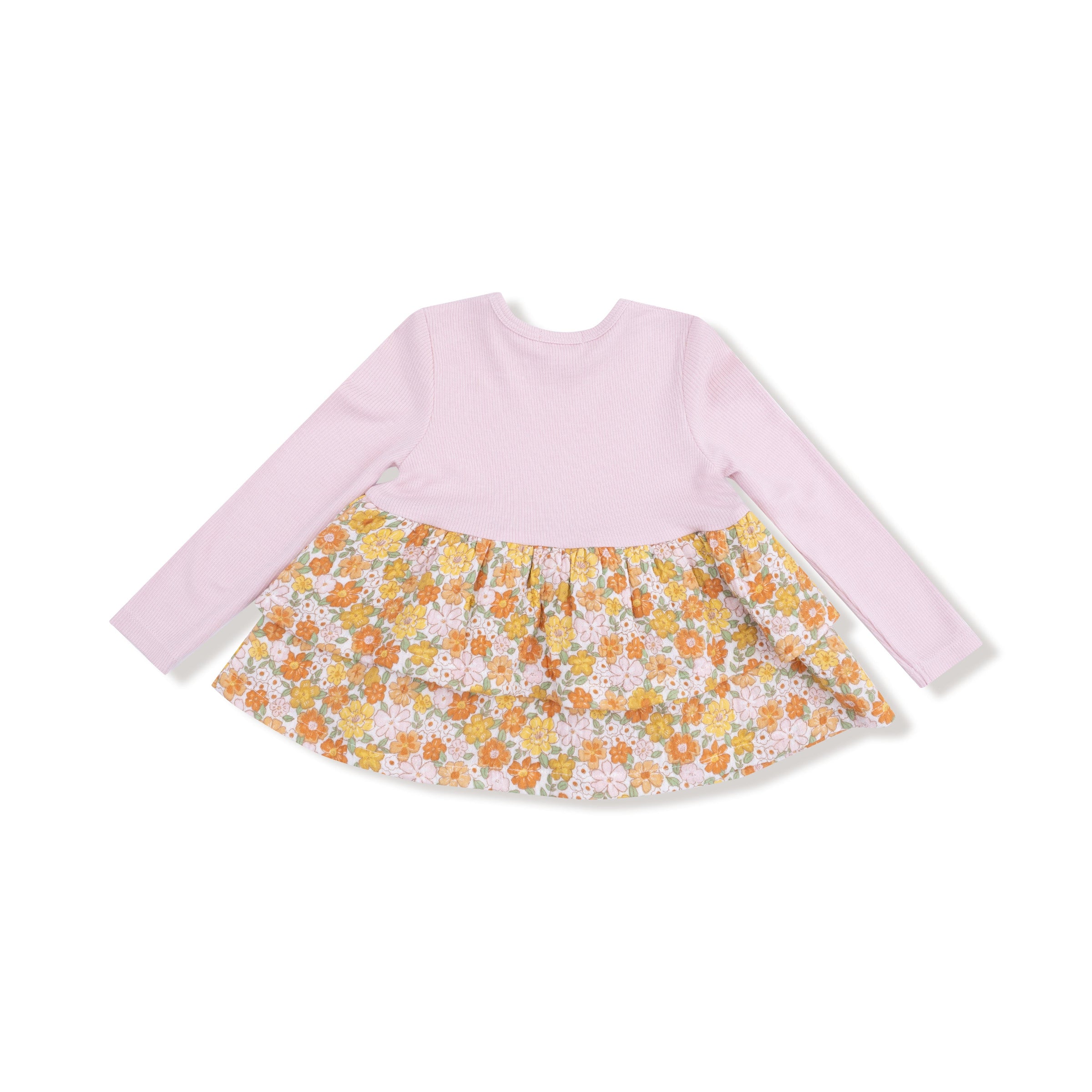 Sweet Amber Floral - Long Sleeve Knit Top with Legging Set