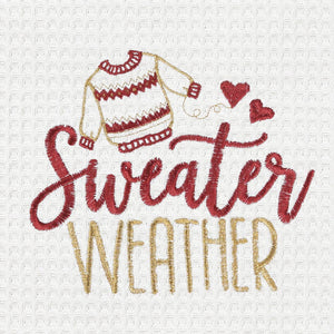 Sweater Weather Kitchen Towel