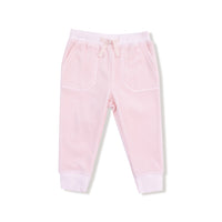 Velour Teddy Bear - Zip Peplum Hoodie + Jogger