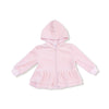 Velour Teddy Bear - Zip Peplum Hoodie + Jogger