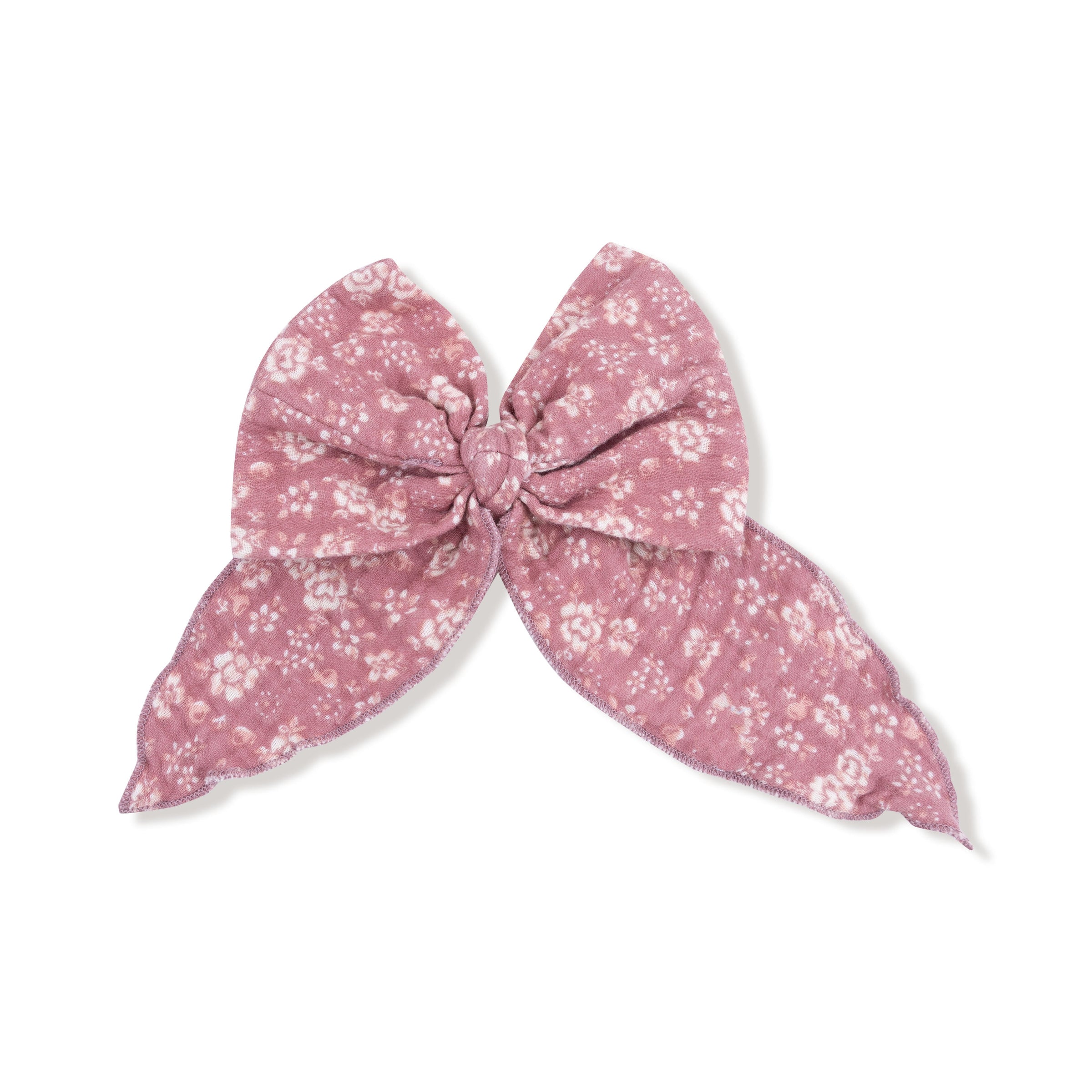 Bandana Floral - Bow with Tails Clip In