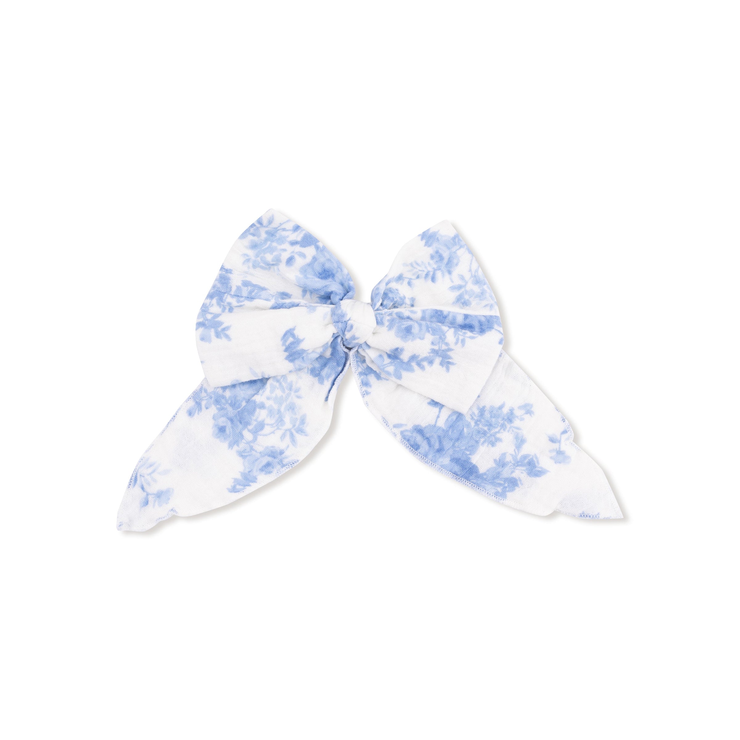 Dream Cottage Floral - Bow with Tails Clip In