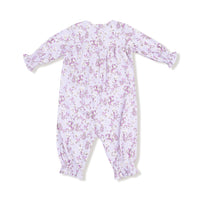Sweet Dream Florals - Smocked Long Sleeve Romper