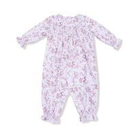 Sweet Dream Florals - Smocked Long Sleeve Romper