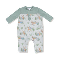 Buck Deer - Romper with Contrast Sleeves