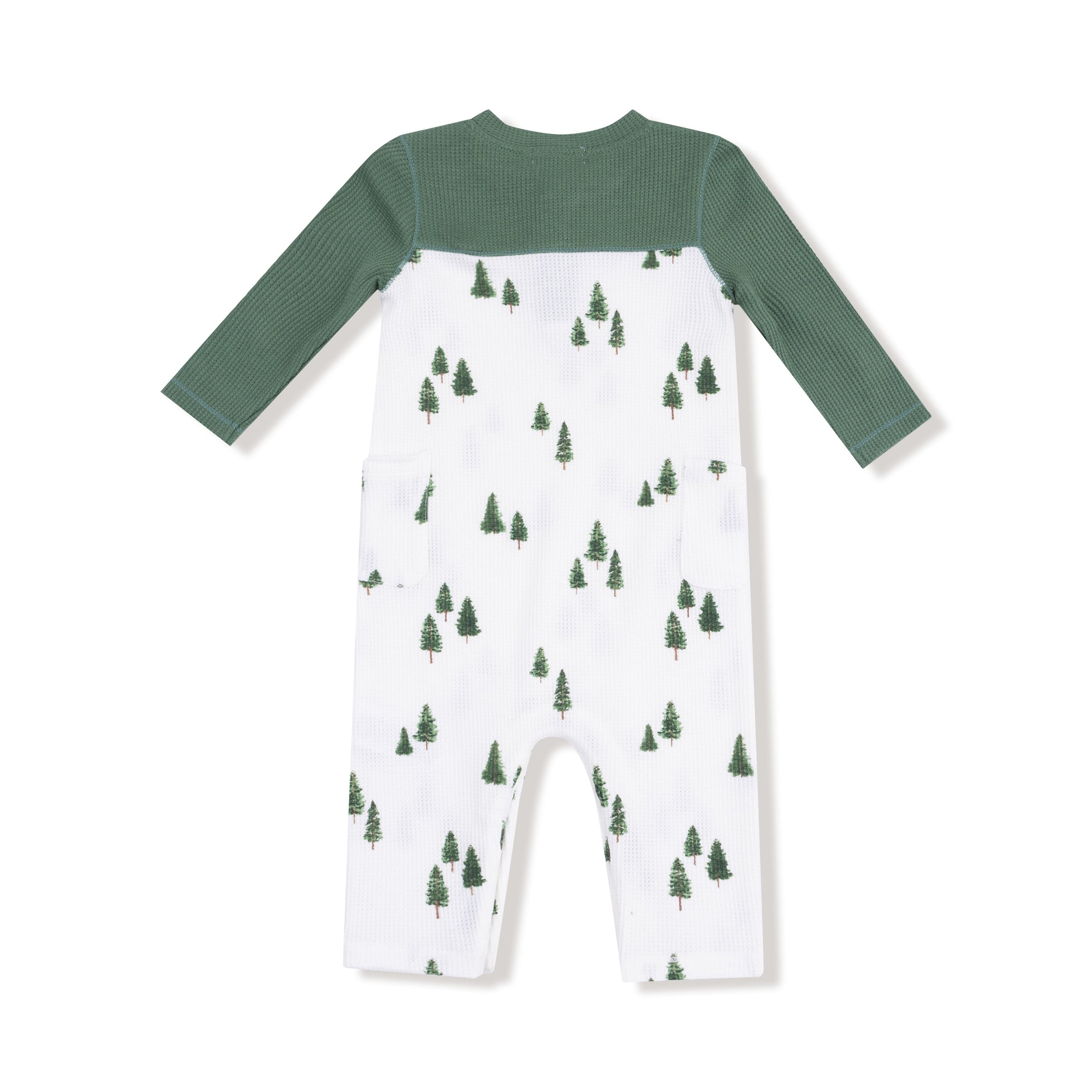Tiny Forest - Romper with Contrast Sleeves