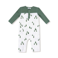 Tiny Forest - Romper with Contrast Sleeves