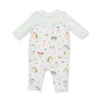 Baby Farm Faces - Romper with Contrast Sleeves