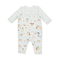 Baby Farm Faces - Romper with Contrast Sleeves