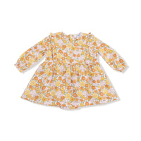 Sweet Amber Floral - Ruffle Long Sleeve Bubble with Skirt