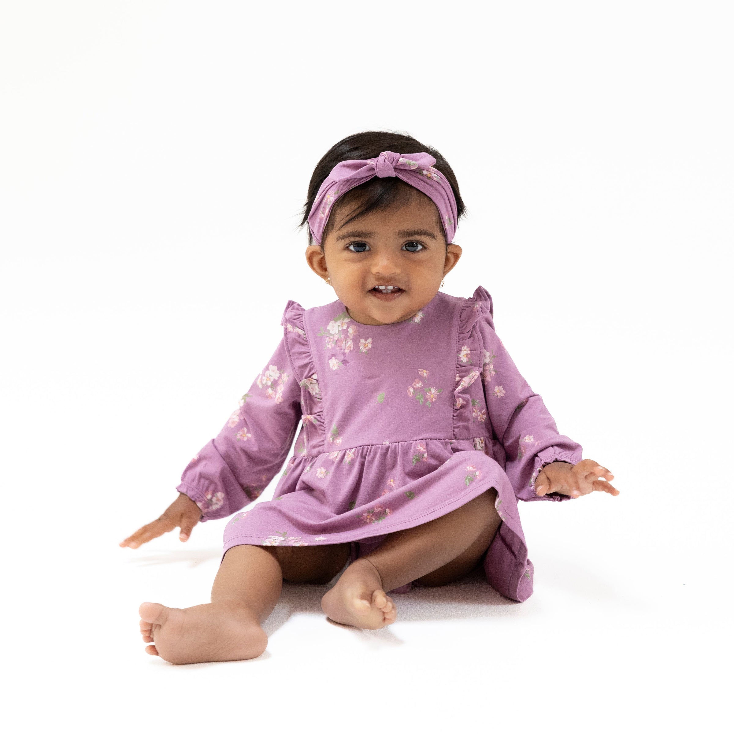 Woodsorrel - Ruffle Long Sleeve Bubble with Skirt