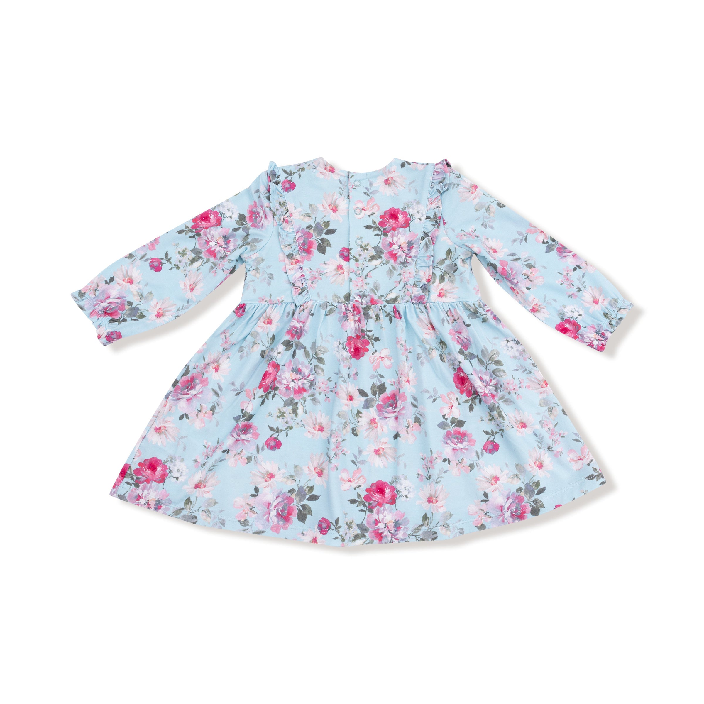 Charlotte Floral - Ruffle Long Sleeve Dress + Legging