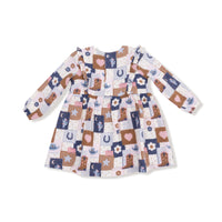 Patchwork Cowgirl - Ruffle Long Sleeve Dress and Legging Set