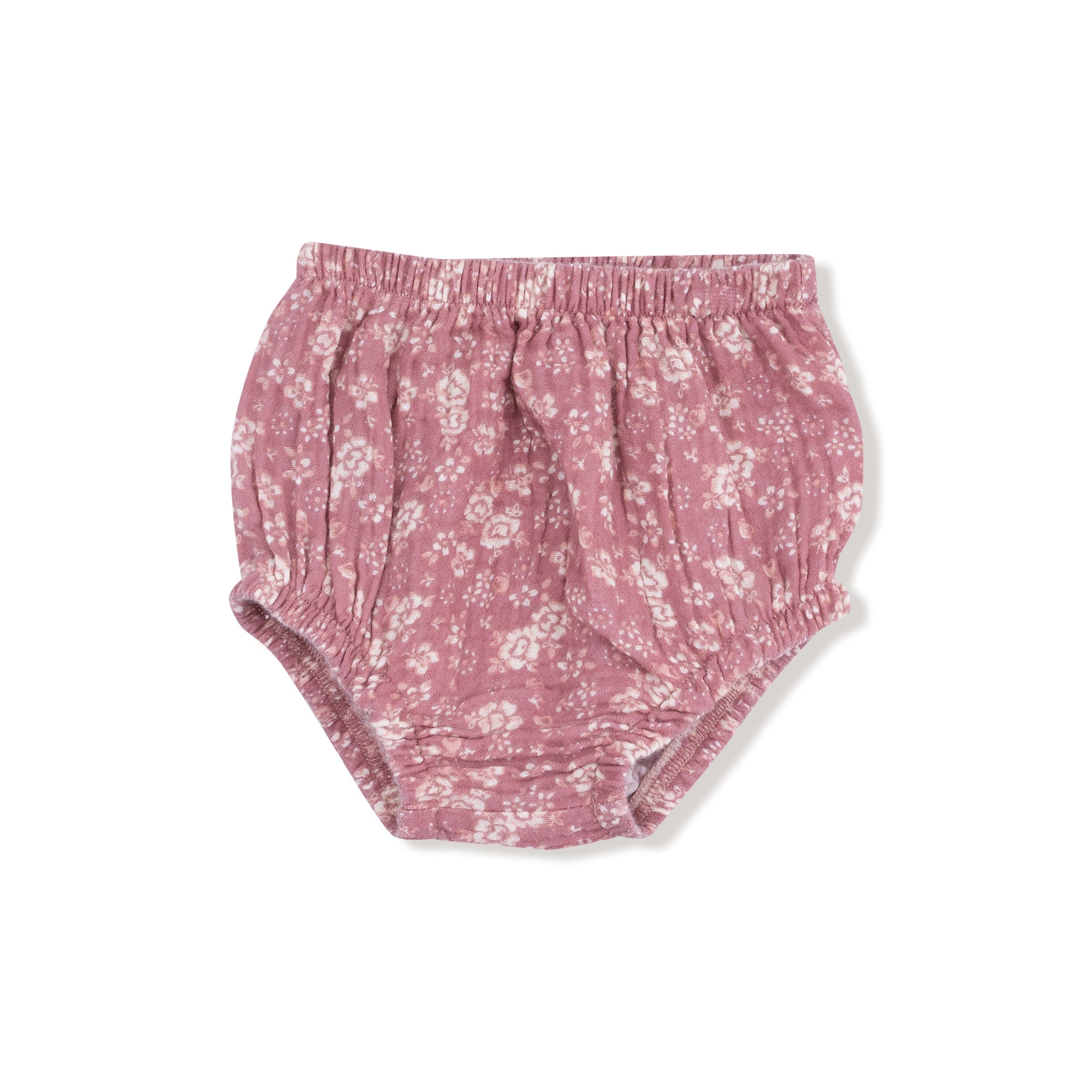 Bandana Floral - Smocked Ruffle Long Sleeve Dress + Diaper Cover (2T to 4T Dress Only)