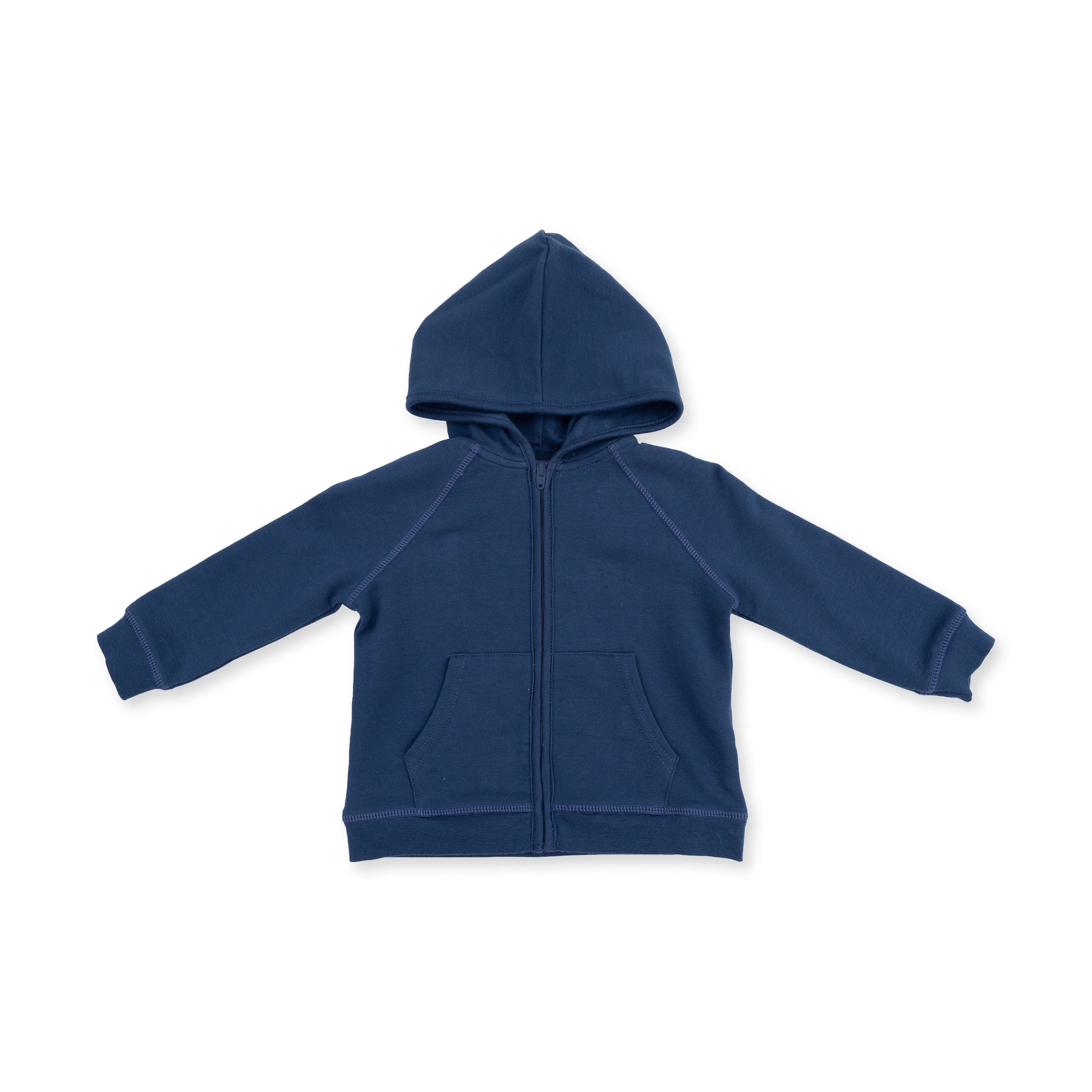Solid Insignia Blue - Zip Hoodie