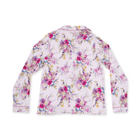 Dahlia Floral - Adult Long Sleeve Coat Style and Pant with Pockets