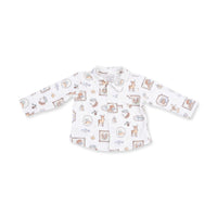 Woodson's Family Cabin - Long Sleeve Polo Button Up