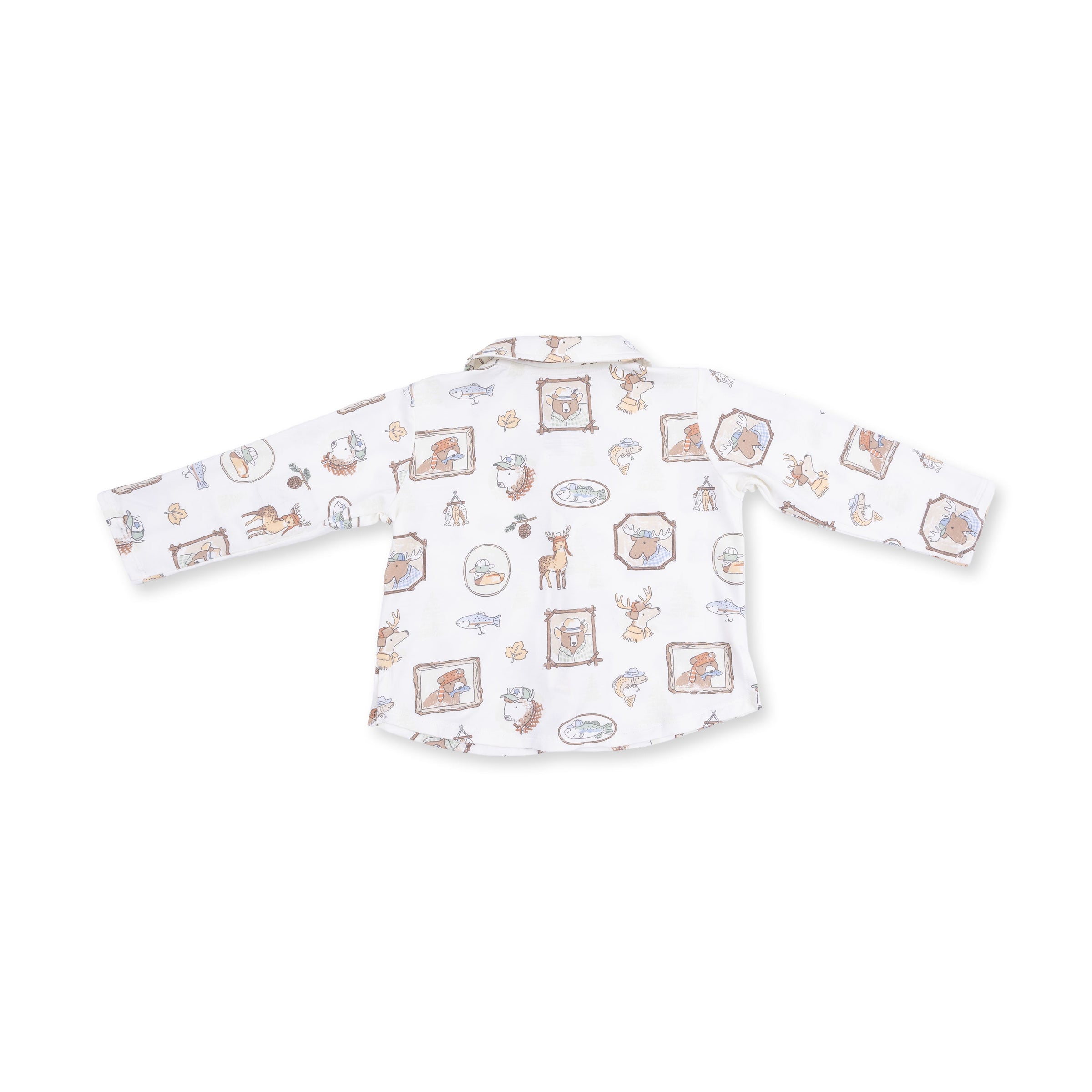 Woodson's Family Cabin - Long Sleeve Polo Button Up