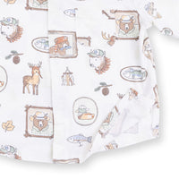 Woodson's Family Cabin - Long Sleeve Polo Button Up