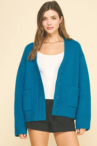 Abigail - V Neck Knit Cardigan