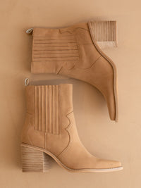 The Addison |  Camel Western Inspired Boot *FINAL SALE*