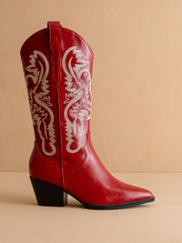 The Amaya | Cherry Classic Western Cowgirl Boot