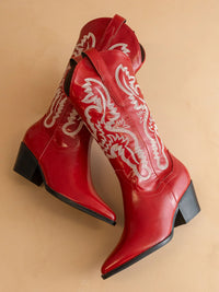 The Amaya | Cherry Classic Western Cowgirl Boot