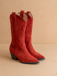 The Amaya | Red Classic Cowgirl Boot