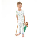 Golf Carts Blue - Short Sleeve Loungewear Set