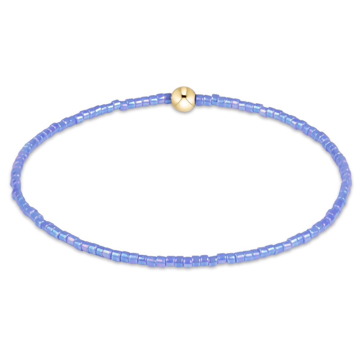 Extends Hope Classic Bracelet - Bright Blue by eNewton — 14kt gold-filled, 7.25 inch extends size, at Adelyne's Boutique & Gifts in Tomball, Texas