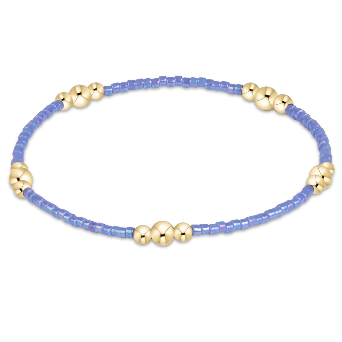 Hope Purpose Gold Bracelet - Bright Blue by eNewton — 14kt gold-filled, at Adelyne's Boutique & Gifts in Tomball, Texas