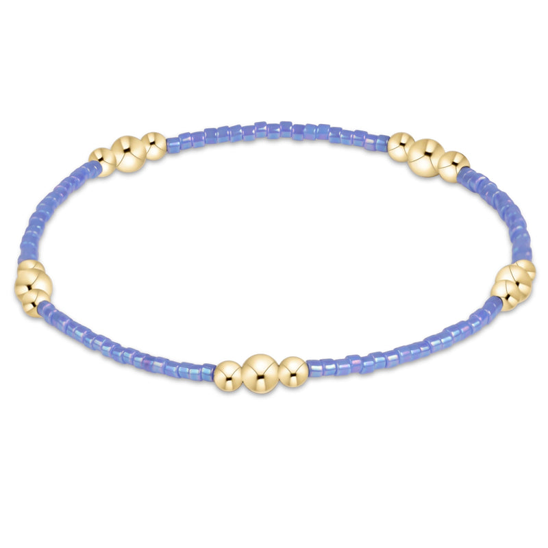 Hope Purpose Gold Bracelet - Bright Blue by eNewton — 14kt gold-filled, at Adelyne's Boutique & Gifts in Tomball, Texas